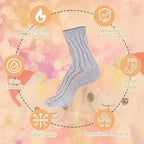 Daisy Dreamer 3 Pairs Womens Alpaca Wool Socks Natural Thermal Winter Boot Socks Non Slip