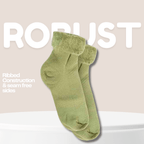 Sock Stack Womens Thermal Bed Socks 6 Pairs UK Size 4-7 Anti Slip Slipper Socks Warm Brushed Winter Base Layer