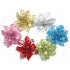 Powdered hollow simulation Christmas flower