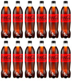 12 x Coca-Cola Zero Sugar 1L