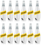 12 x Schweppes Soda Water 1L