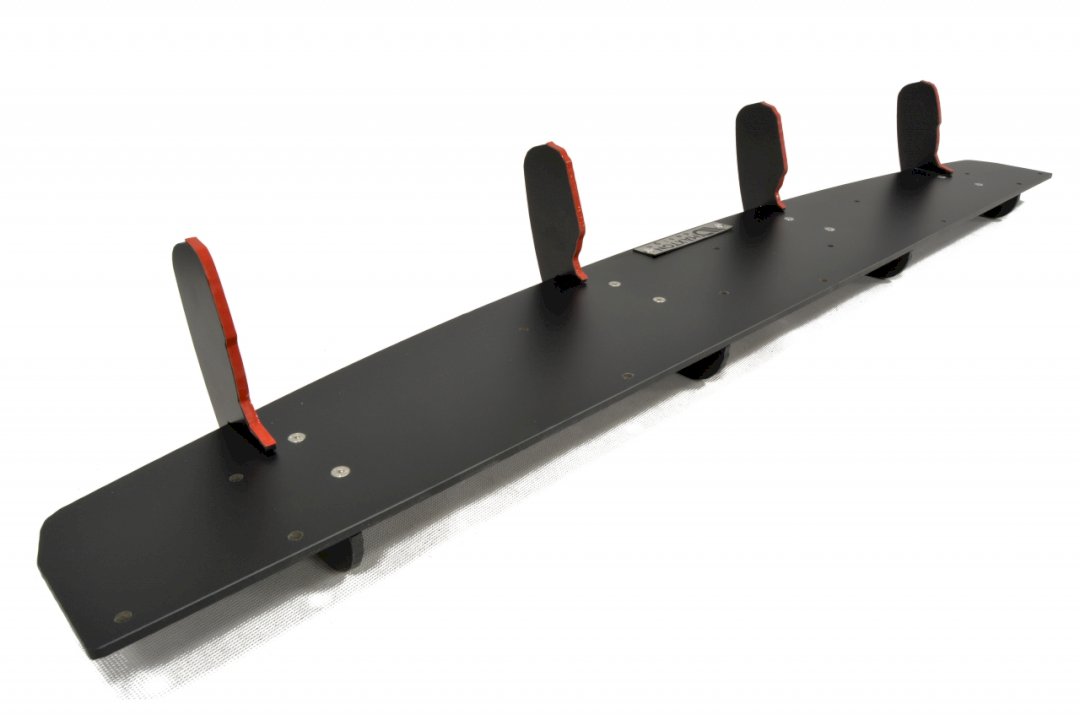 Maxton Design - AUDI A6 C7 S-LINE AVANT REAR DIFFUSER & REAR SIDE SPLITTERS (FITS TWO SINGLE EXHAUST ENDS) (2011-2014)