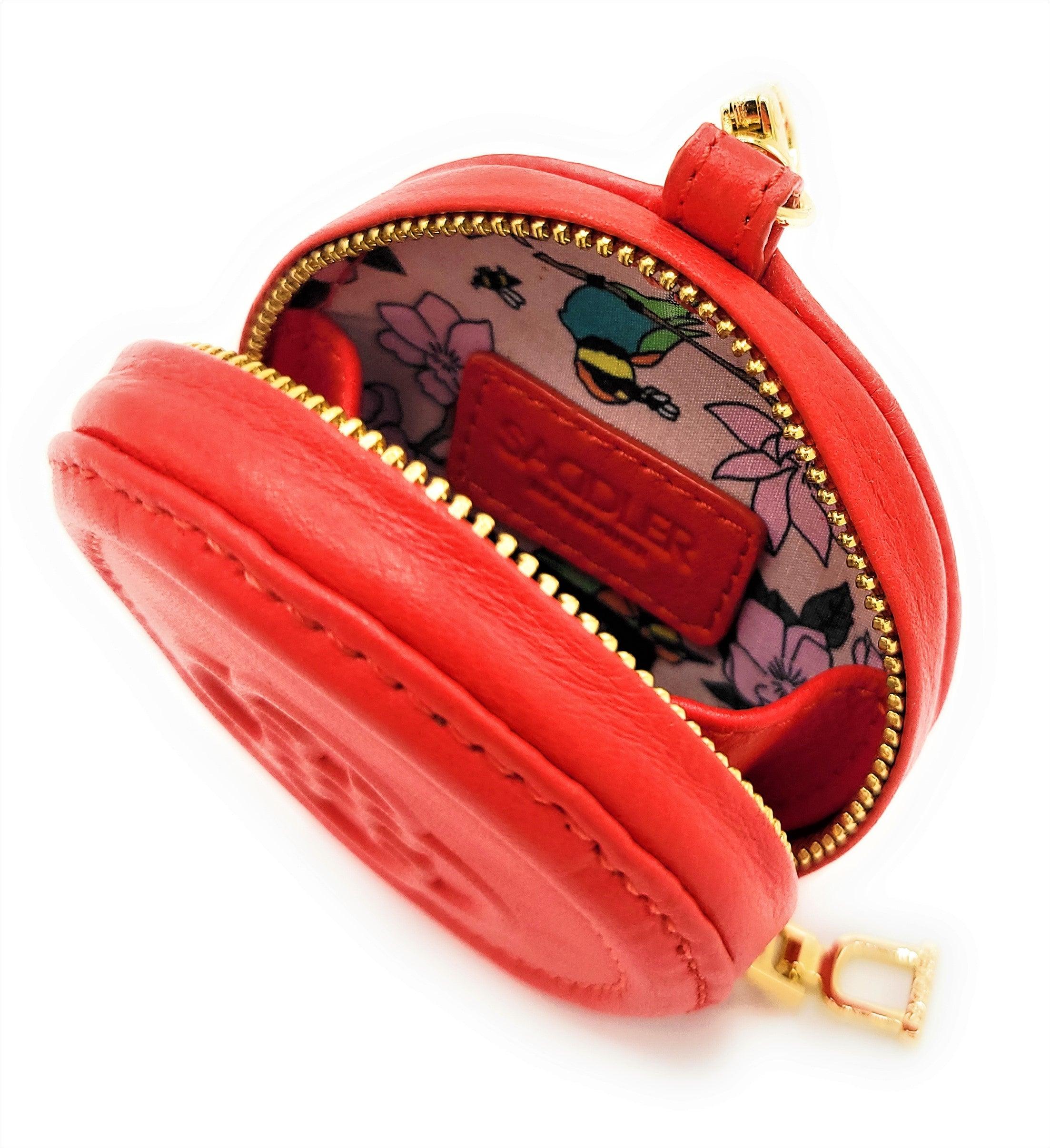 SADDLER IVY Real Leather Design Zip Top Coin Purse | Gift Boxed