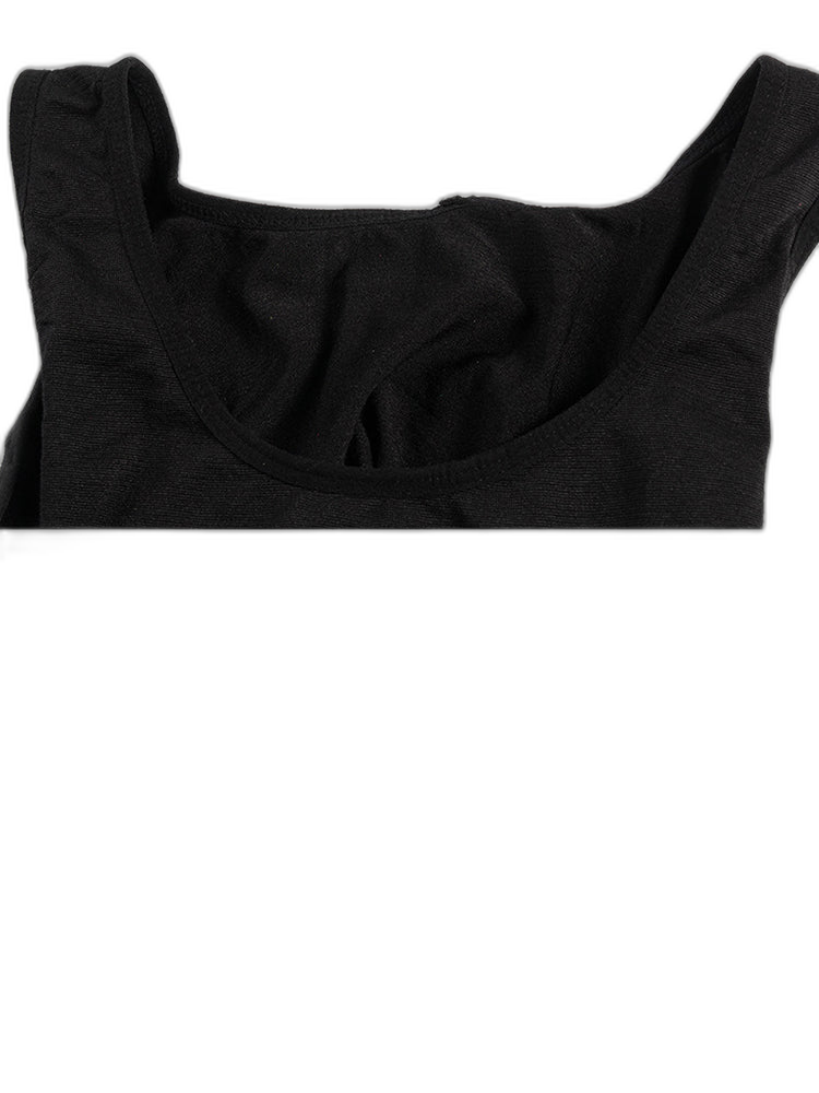 Mens Waist Body Shaper Vest T-Shirt Tank Tops