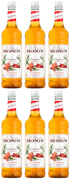 6 x Monin Gingerbread Syrup 1L