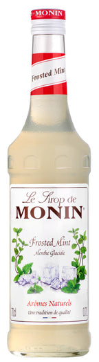 6 x Monin Frosted Mint Syrup 70Cl