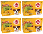4 x Pedigree Pouch Mixed Selection In Gravy 12 X100G