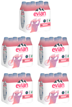 5 x Evian Still Water 6Pk 6X500Mls