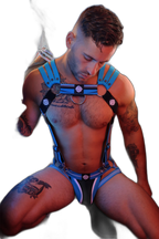 Breedwell Circuit Breaker Body Harness Aqua Blue
