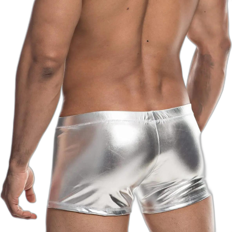Super Booty Drawstring PU Leather Boxers