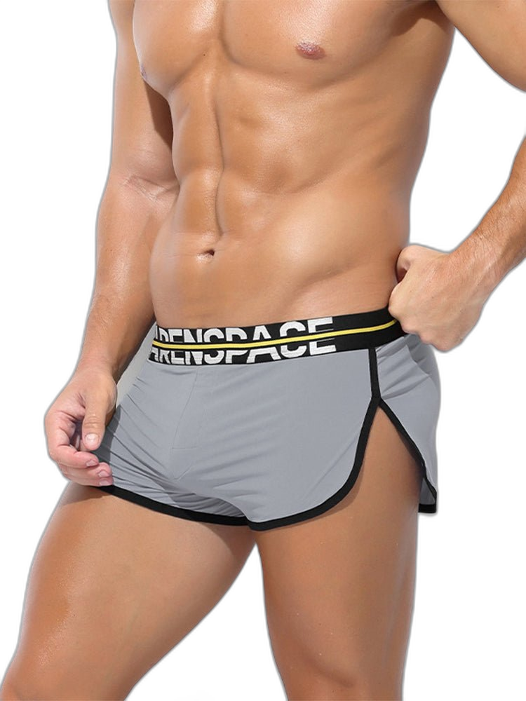 2 Pack Men's Comfortable Lounge Sport Boxer Briefs