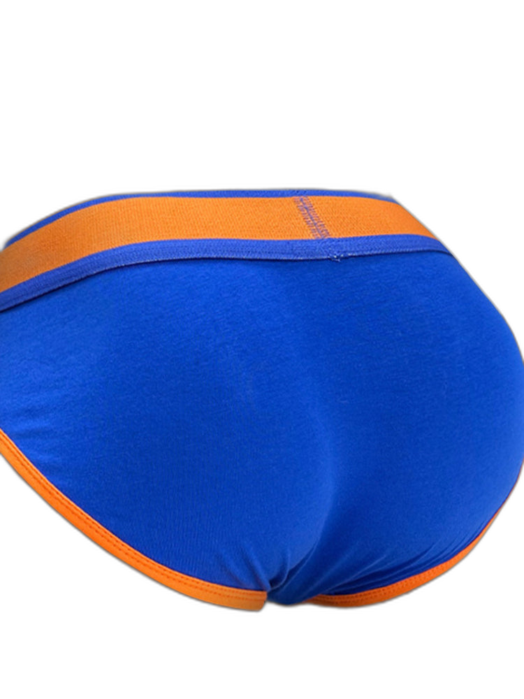 2 Pack Men's Middle-Rise Cotton Sexy Briefs