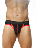 2 Pack Men's Breathable Side-Open Thin and Lightweight Supportive Fit Briefs