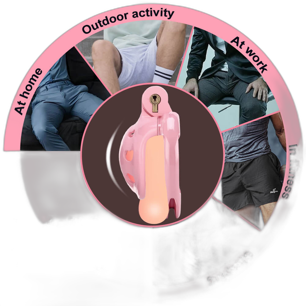 Keyser - Small Chastity Cage - Chastity Cage Strap - With 4 Rings