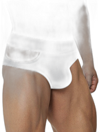 Men’s Ribbed Cutout Stretch Cotton Briefs