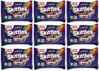 9 x Skittles Darkside Funsize (9 Bags) - 324GM