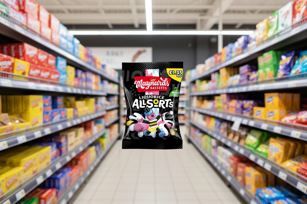 10 x Maynards Bassetts Liquorice Allsorts Sweets Bag 130G
