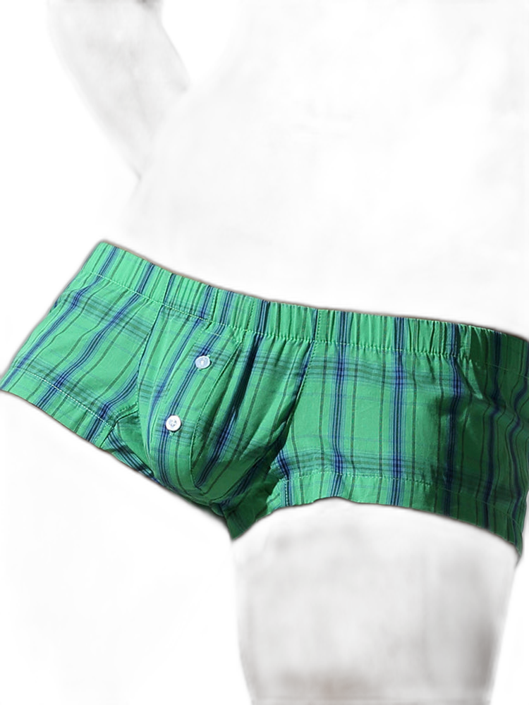 2 Pack Men's Soft Cotton Day-Long Comfort Shape-Retaining Fabric Boxers Shorts