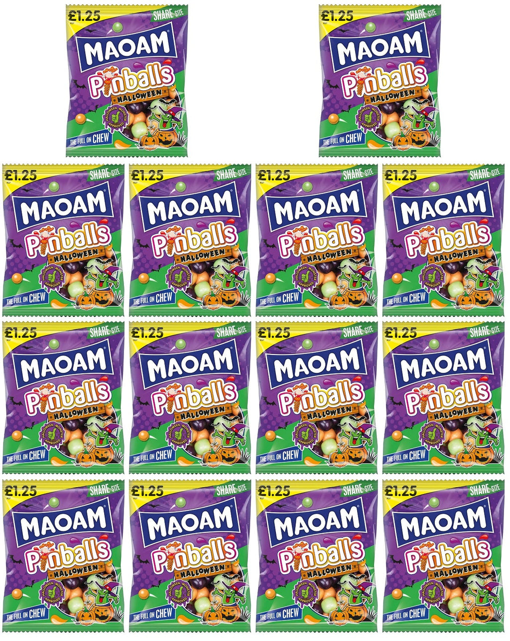 14 x Haribo Pinballs Halloween - 140GM