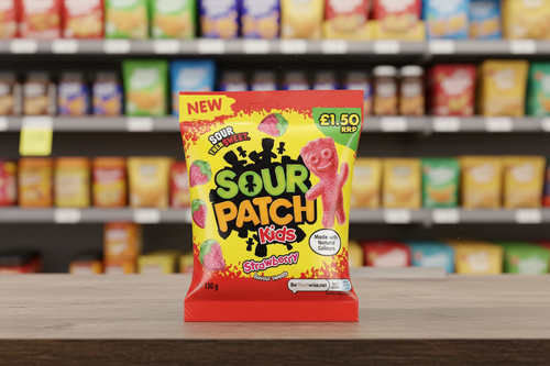 10 x Sour Patch Kids Strawberry Flavour Sweets Bag - 130GM