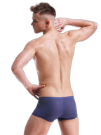Thin Breathable Ice Silk U Convex Boxers for Men