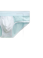 2 Pack Men's Mesh Loose Fit Sport Low-Rise Briefs