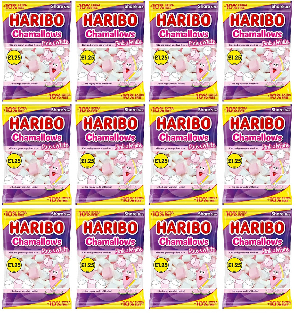 12 x Haribo Chamallows (10% Extra Free) - 154GM