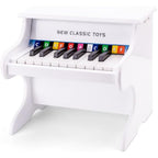 New Classic Toys 10156 Wooden Piano, White, Medium