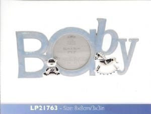 Blue Baby Lettered Frame