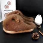 New Comfortable Women's Slippers Soft Suede Indoor