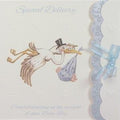 special delivery congratulations on the arrival of your baby boy card