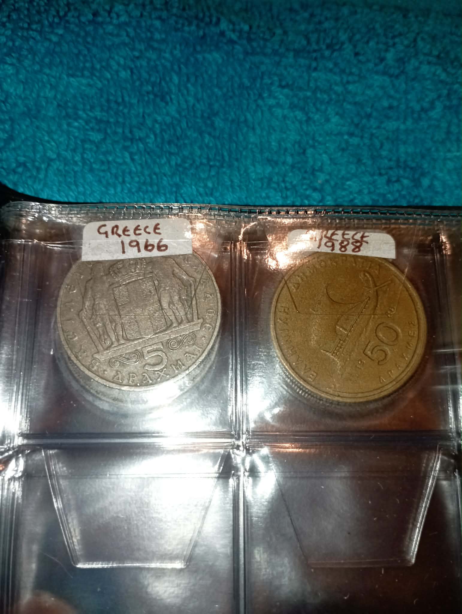 BLACK COIN BOOK INCLUDES 6 COINS