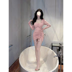 New Women's Slimming And Figure-flattering Dress