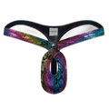 Jockmail Snake-Print Thong Bikini