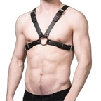 4-Strap Leather Harness