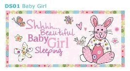 Peel & Sardine "Baby Girl Door Sign