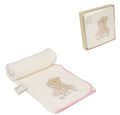 MY BLANKET by Button Corner Embroidered Boxed Gift for Baby Girl