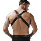 Adjustable Suspender Leather Harness