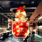 Santa Claus Led Suction Cup Window Hanging Lights Christmas Decorative Atmosphere