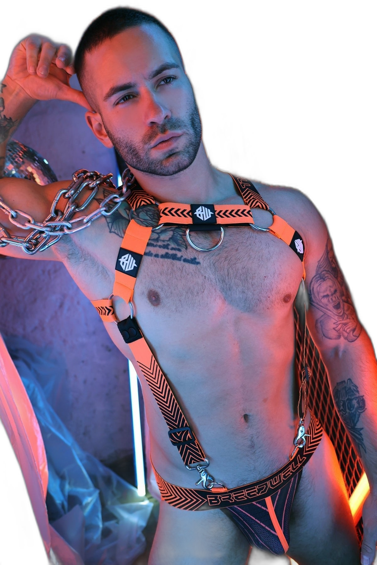 Breedwell Futura Body Harness Neon Orange