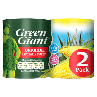 12 x Green Giant Corn Twin 2X198G