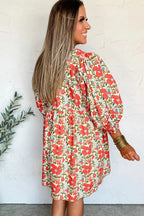 Women's Casual Loose-fit Printed Maxi Dress