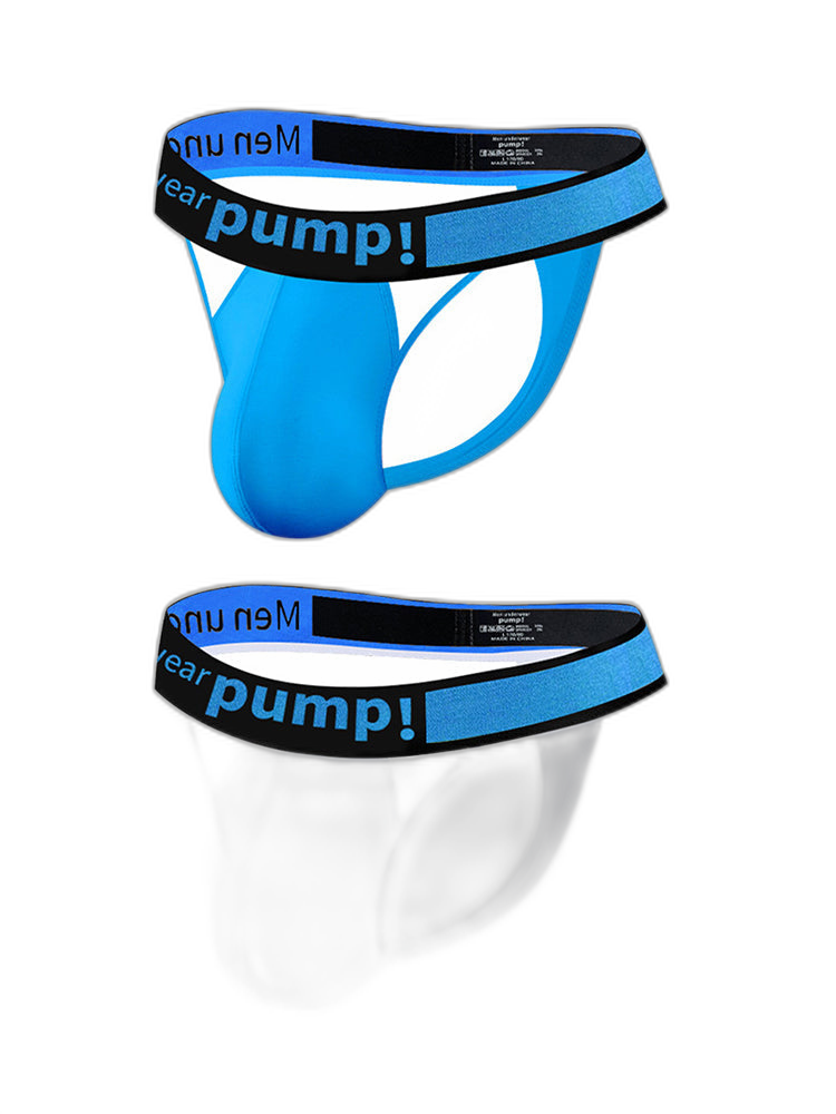 Men's Sexy Butt-Lifting Sporty U-Pouch Large Thong & Strings