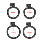 NullTech Chastity Cage With 4 Ring Sizes