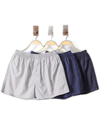 3 Pack Men's Cotton Loose Boxers