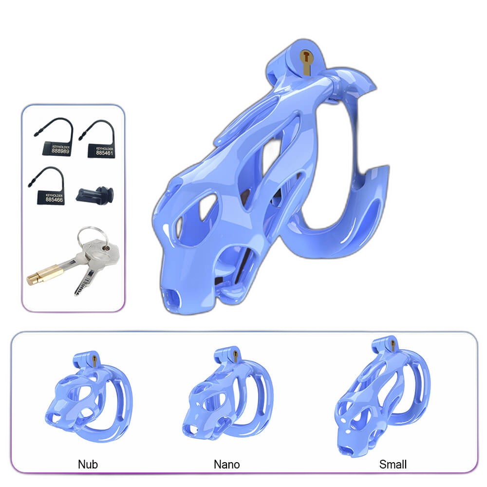 Guard Dog - Male Chastity Cage with Belt