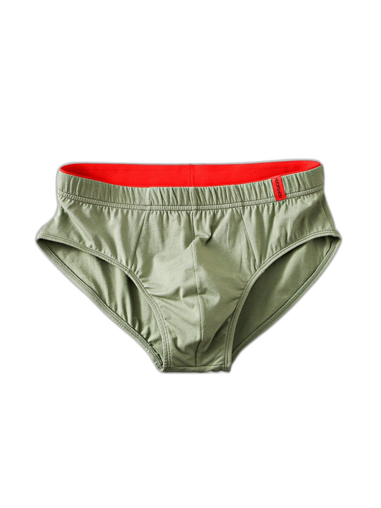 4 Pack Men's Solid Color Cotton Low-Rise Seamless Comfort Briefs