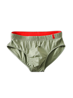 4 Pack Men's Solid Color Cotton Low-Rise Seamless Comfort Briefs