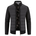 Men's Cardigan Sweater Stand Collar Sweater Coat