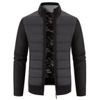 Men's Cardigan Sweater Stand Collar Sweater Coat